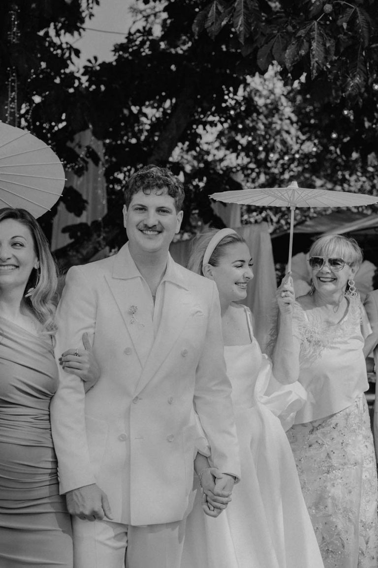 Braut & Bräutigam Shooting mit der Familie - geplant von Julia Truisi weddings & parties