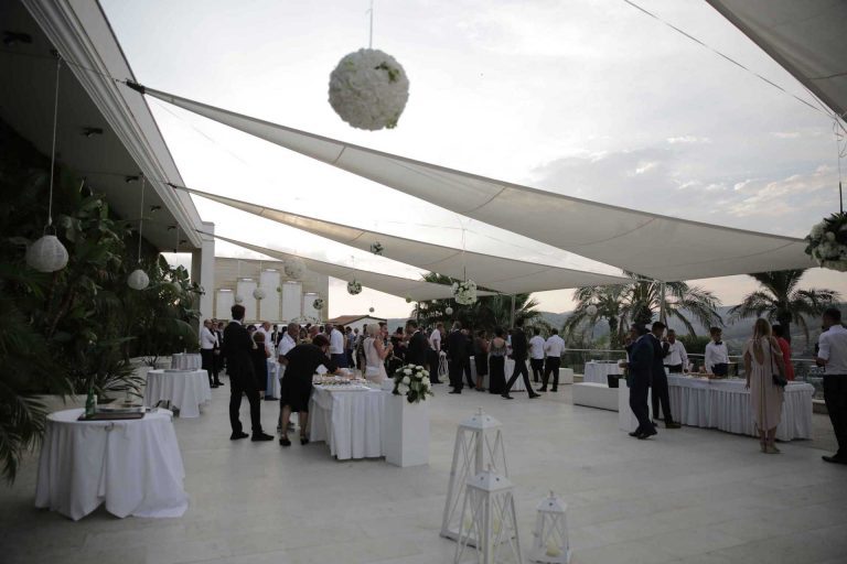 Aperitif Hochzeit - Event - Exklusiv und besonders - unter freiem Himmel und zwischen Palmen