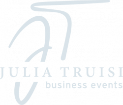 Logo Julia Truisi - business events - hellblau
