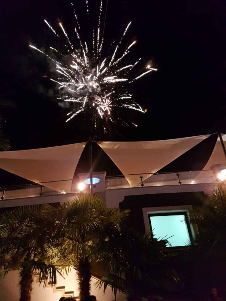 Feuerwerk Hochzeit in Italien - Destinationwedding - Heiraten im Ausland