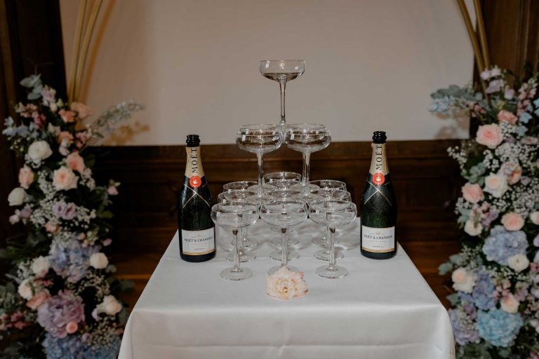 Champagner-Pyramide Hochzeit - Moët & Chandon