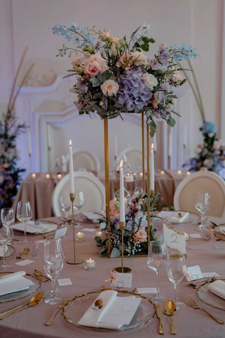 Elegante Hochzeitsdeko - Tischdekoration - Table Setting - Weddingdesign by Julia Truisi